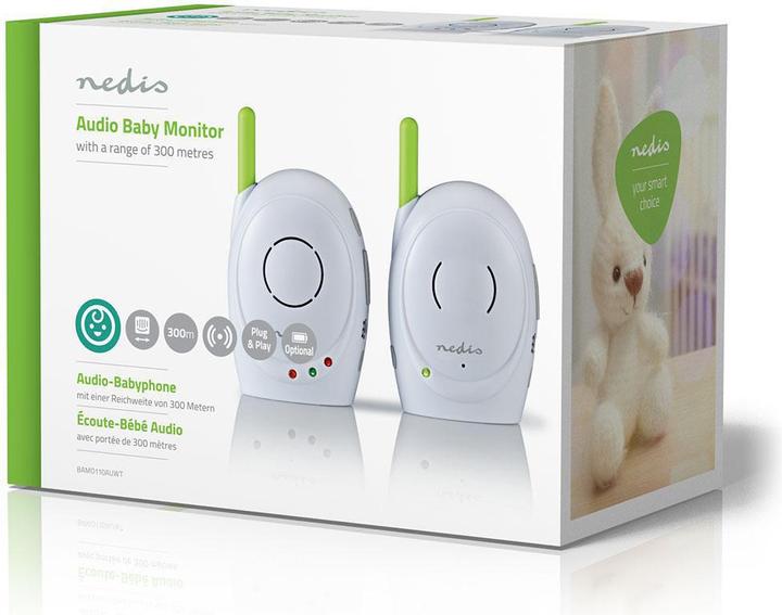 Productafbeelding Nedis Audio babyfoon (Video & Audio, 300 m)