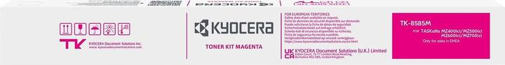 Actual product image Kyocera Toner magenta TK-8585 ca. 20.000S. TA MZ4001/MZ5001/MZ6001 (M)