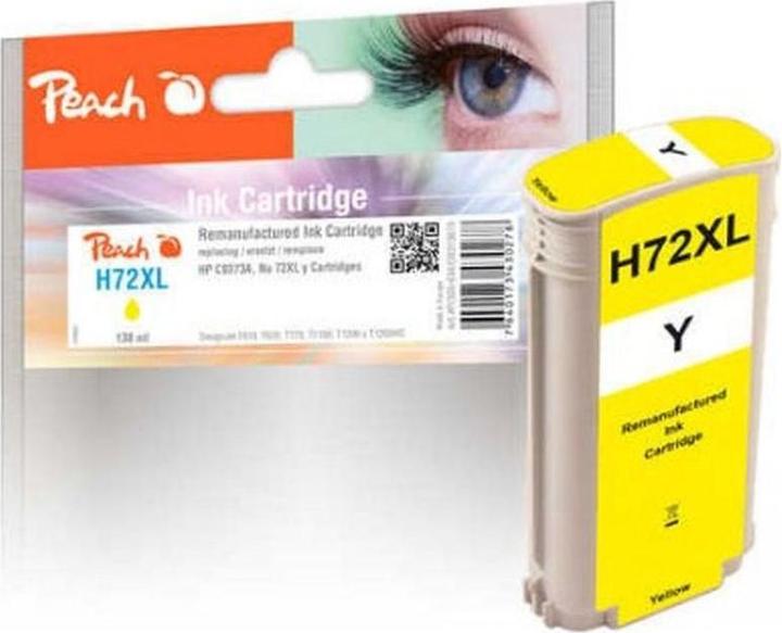 Produktbild Peach Tinte HP C9373A, 72XL yellow (Y)