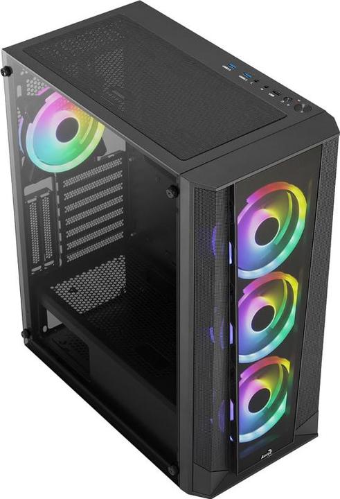 Produktbild AeroCool Prism FRGB Midi-Tower, Tempered Glass (ATX)