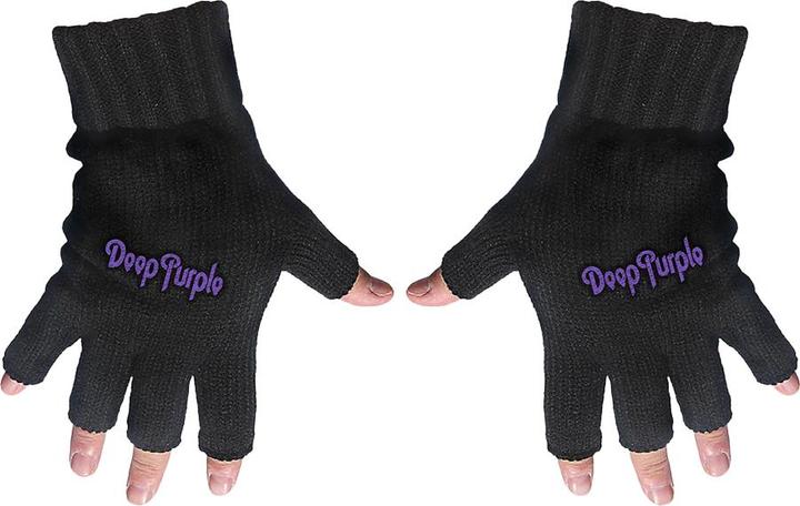 Produktbild Deep Purple LogoFingerlose Handschuhe (One Size)