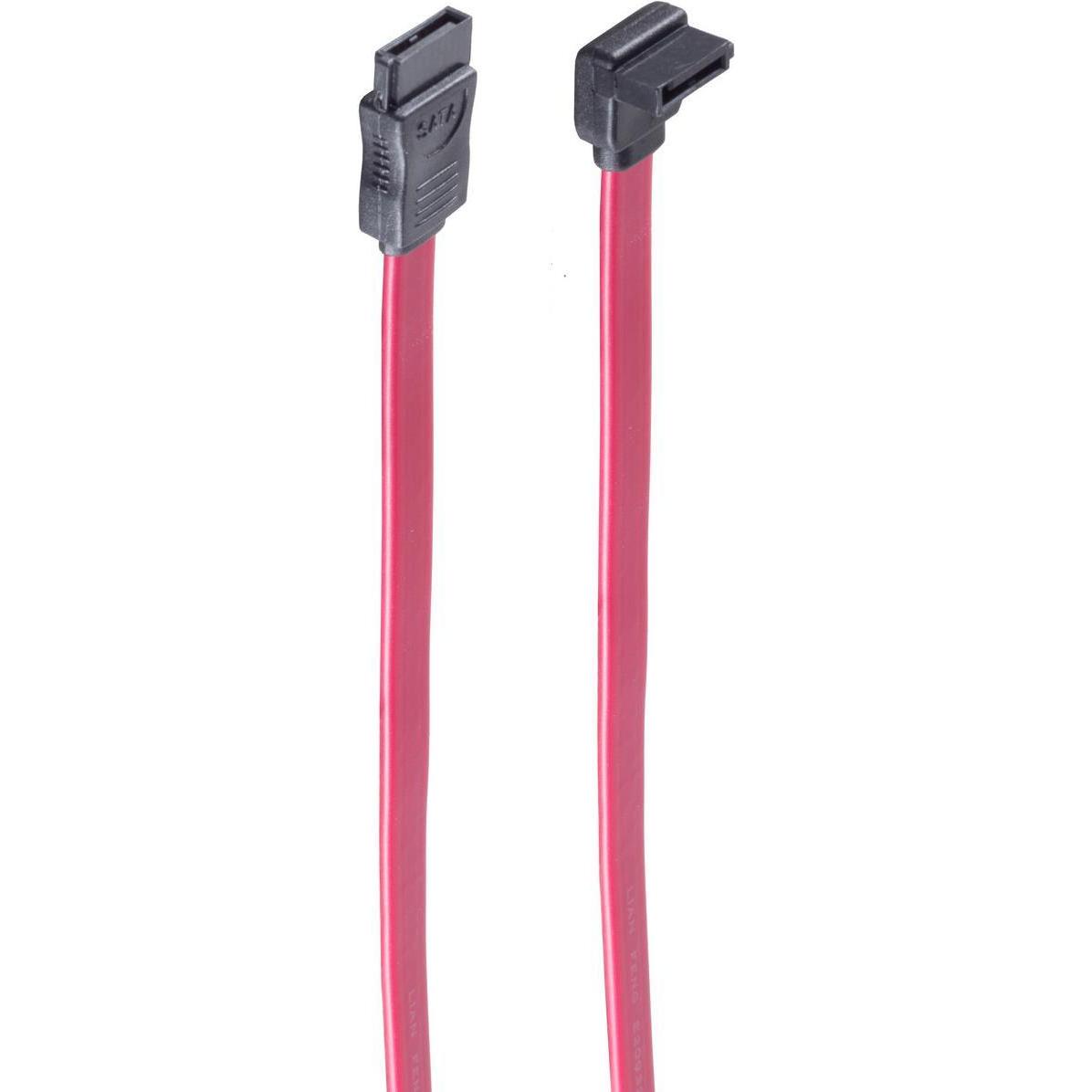 Thumbnail - Shiverpeaks BASIC-S Serial ATA 150 Anschlusskabel, 0,5 m 1 Stecker 90 Grad gewinkelt, 7 Pol Stecker, Interne Kabel (PC)