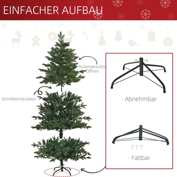 Actual product image Homcom Artificial Christmas tree (180 cm)