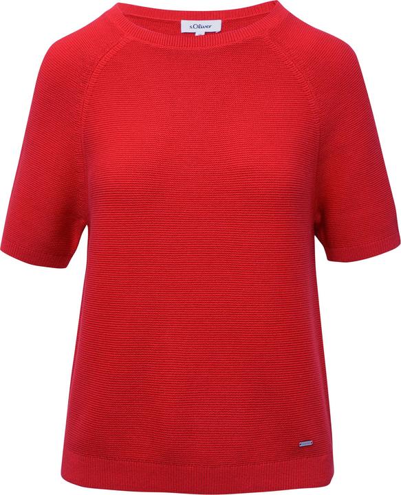 Produktbild S.Oliver Strickpullover Strickpullover mit feiner Rippstruktur (46)