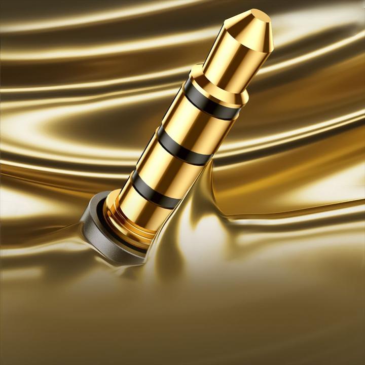 Actual product image Joyroom stereo audio cable AUX 3.5 mm mini jack (male) - mini jack (female) 1.2 m black (SY-A09) (1.20 m, AUX cable)