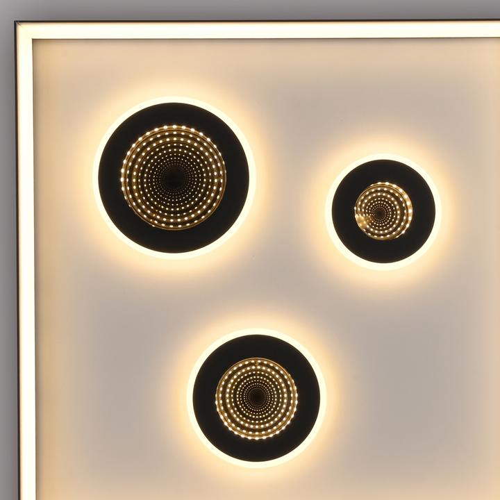 Image du produit Paul Neuhaus LED-Deckenleuchte 6856-18 schwarz, 32 W, 4000 lm, CCT, Fernbedienung (4000 lm)