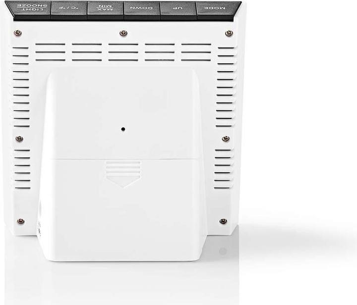 Immagine prodotto Nedis Stazione meteorologica Orologio a colori Disp. Sveglia Hygrom 1Sensore esterno bw-ws WEST404BK