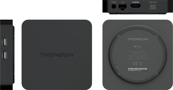 Thomson Streaming BOX: 4K UHD Google TV (8 GB, Android 12)