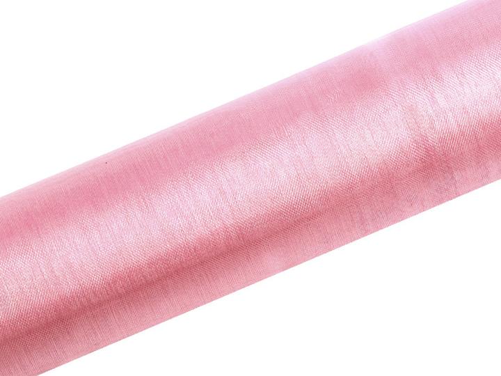 Produktbild Partydeco Organza Plain, light pink, 0.16 x 9m (1 pc. / 9 lm)