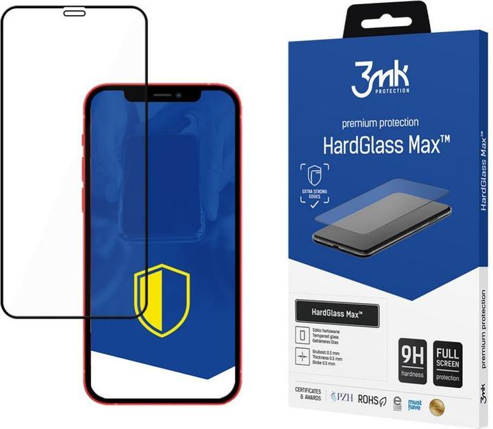 Actual product image 3MK Hardglass Max screen protector (1 pcs., Apple iPhone 12 Pro Max)