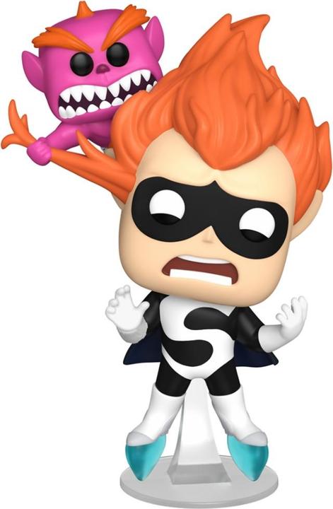 Actual product image Funko The Incredibles 20th Anniversary POP! vinyl figure JJ & Syndrome 9 cm