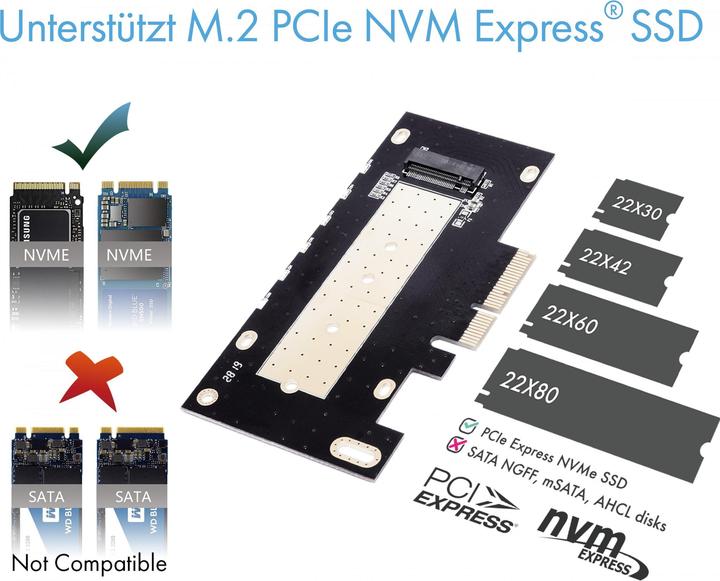 Actual product image Icy Box IB-PCI214M2-HSL (PCIe)