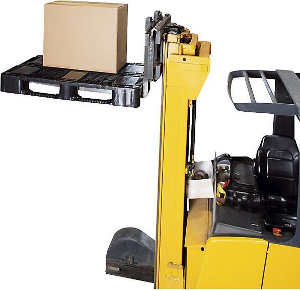 Image du produit kaiserkraft Palette en plastique, L x l x h 1200 x 1000 x 160 mm, charge statique max. 2000