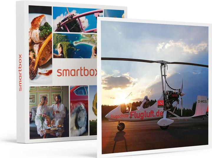 Produktbild Smartbox Schnupperflug im Tragschrauber mit Steuerübernahme nahe Köln (1 Pers.)