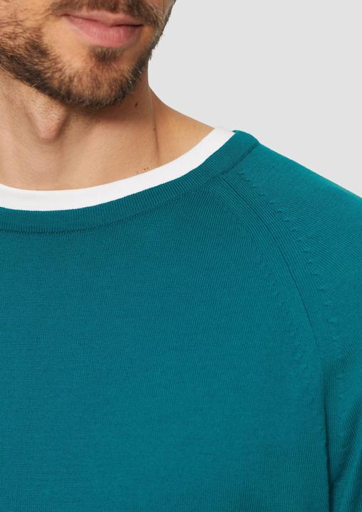 Produktbild S.Oliver Strickpullover Feinstrickpullover mit Raglanärmeln (S)