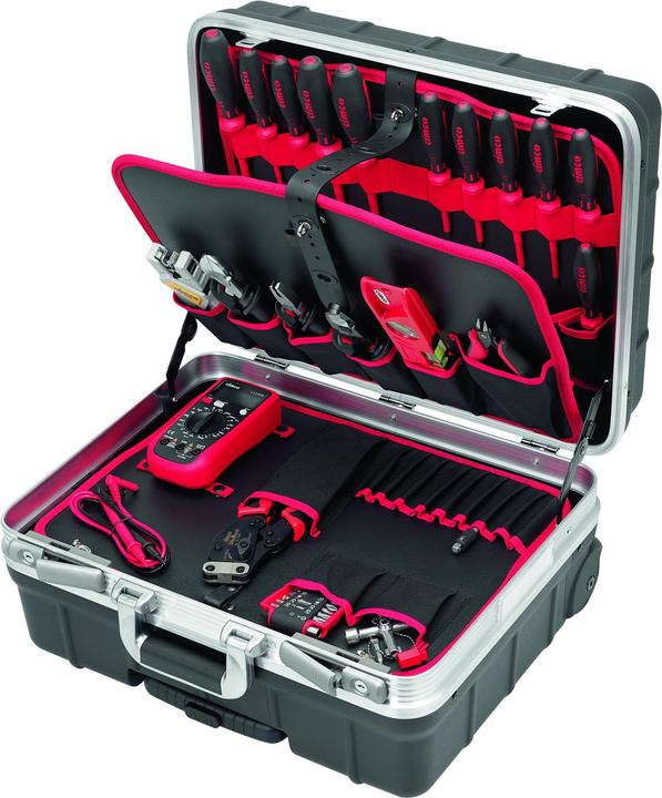 Produktbild Cimco Trolley Koffer bestückt Lehrlingskoffer Industrie mit (22 Teile)