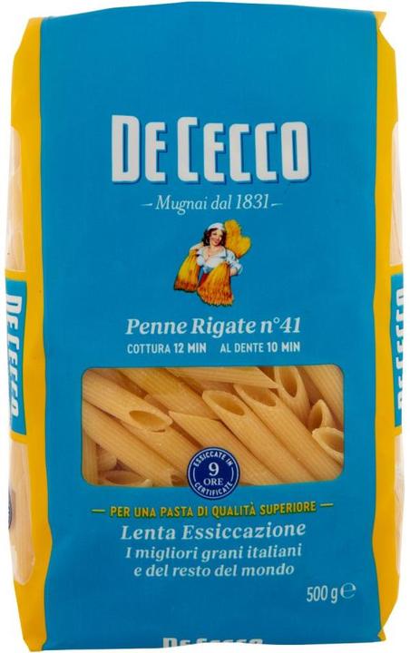 Immagine prodotto De Cecco PENNE RIGATE N. 41 (500 g)