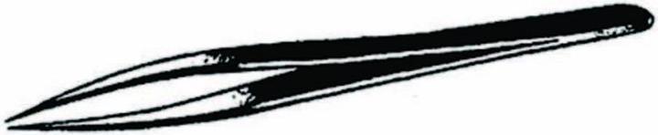 Actual product image Plus Model Tweezers pointed/long