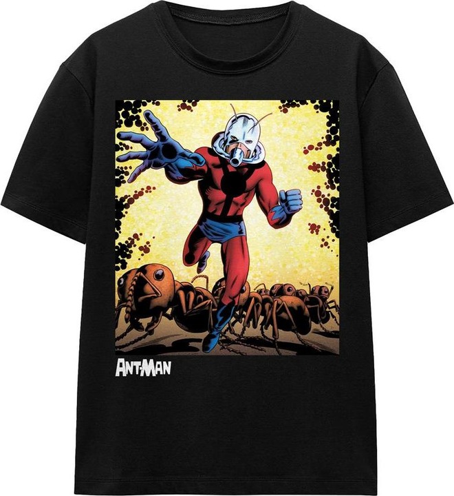 Actual product image Ant-Man and the Wasp: Quantumania Unisex Adult Crackle T-Shirt (S)