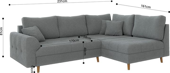 Actual product image Ropez Ariella (Corner sofa)