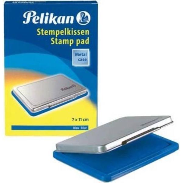Thumbnail - Pelikan, Stempel, Metall-Stempelkissen blau