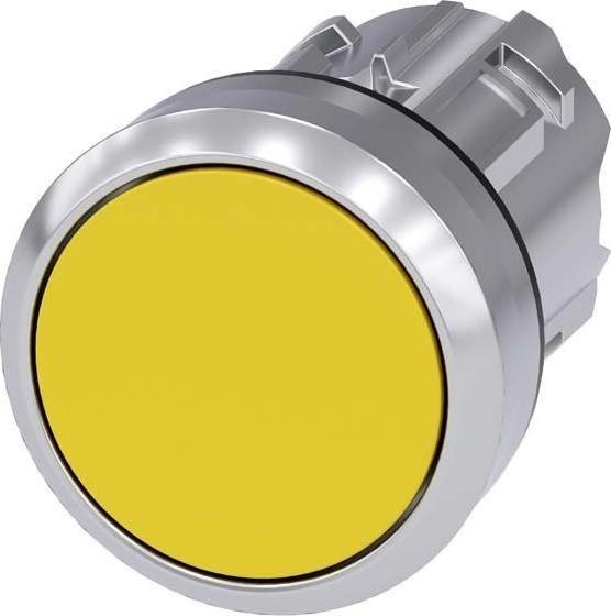 Produktbild Siemens Pushbutton 22mm round metal shiny yellow