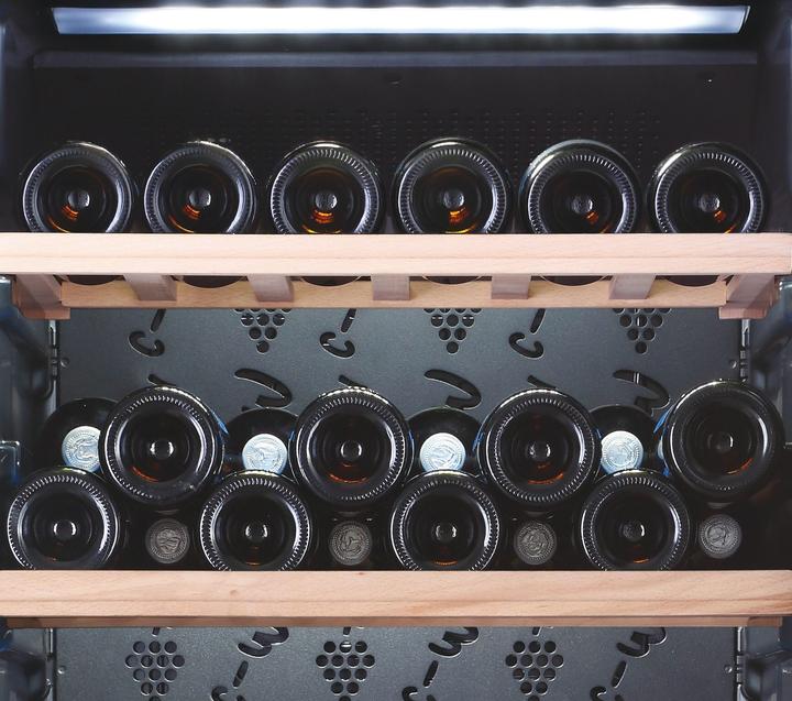 Actual product image Haier Wine cellar WS105GA Wine cellar with compressor Free installation Black 105 bottle/barrel