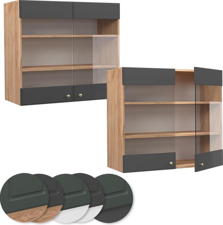 Produktbild Vicco Küchenglasschrank Fame-Line (80 x 34.10 x 72 cm)