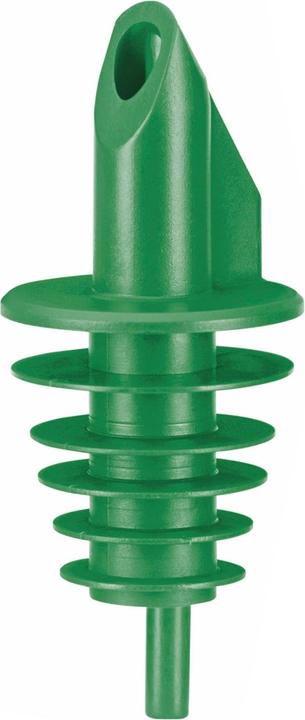 Actual product image Ich-zapfe BILLY - Plastic spout for 0.5 - 1.5 litre bottles - Green - With 5 slats (Dosing spout + pourer)
