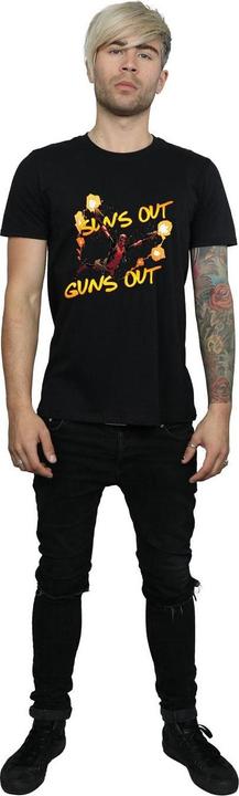 Actual product image Mens Deadpool Sun's Out Guns Out T-Shirt (XL)