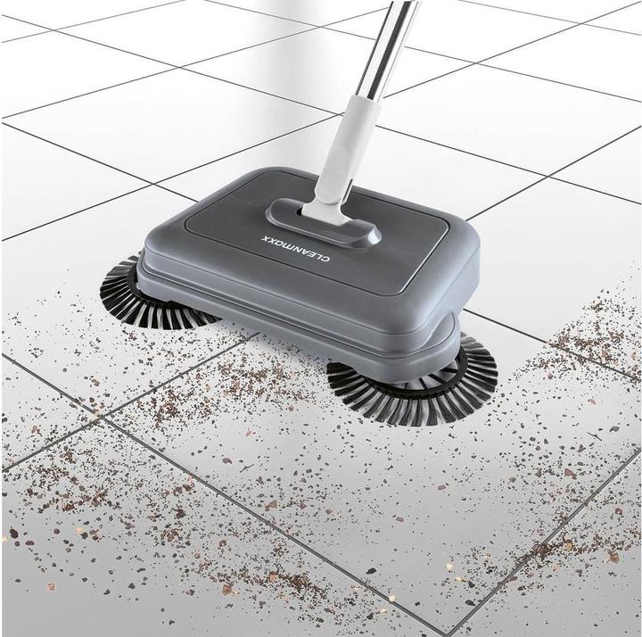 Produktbild CleanMaxx Bodenkehrer 33 x 18 x 119 cm - Grau (1 Stk.)