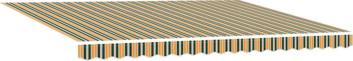Produktbild VidaXL Automatische Einziehbare Markise Grün und Gelb 450x350 cm (4.50 m)
