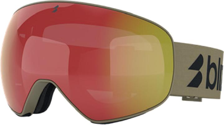 Brown w Red Multi, Matte camo green