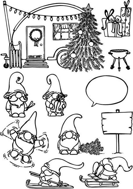 Produktbild VBS Silikonstempel "Wichtel"