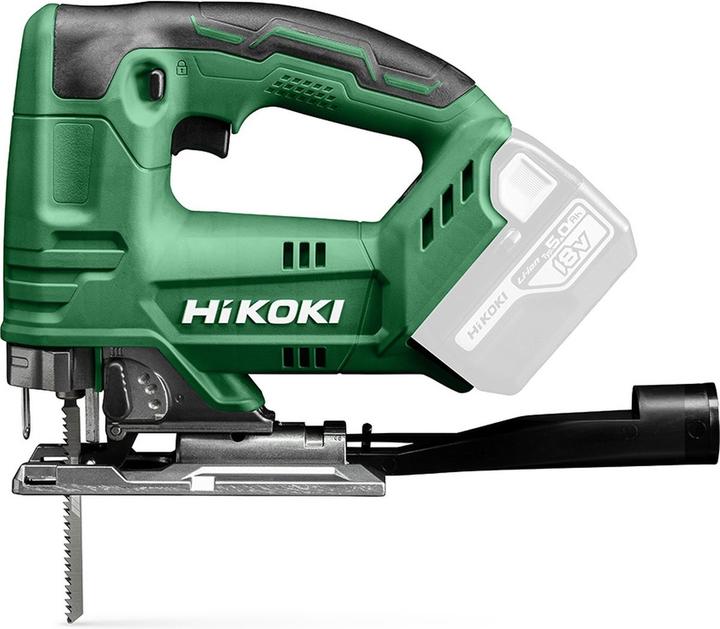 Hikoki CJ18DAW4Z 18V Li -Ion Battery Decouper Sägekörper - D Grip - Variable