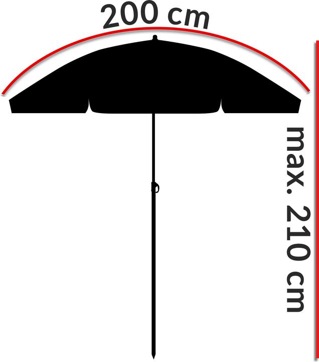 Produktbild Kingsleeve Sonnenschirm (2 m)