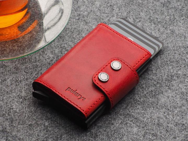 Actual product image Pularys Wallet DOPPIO credit card holder