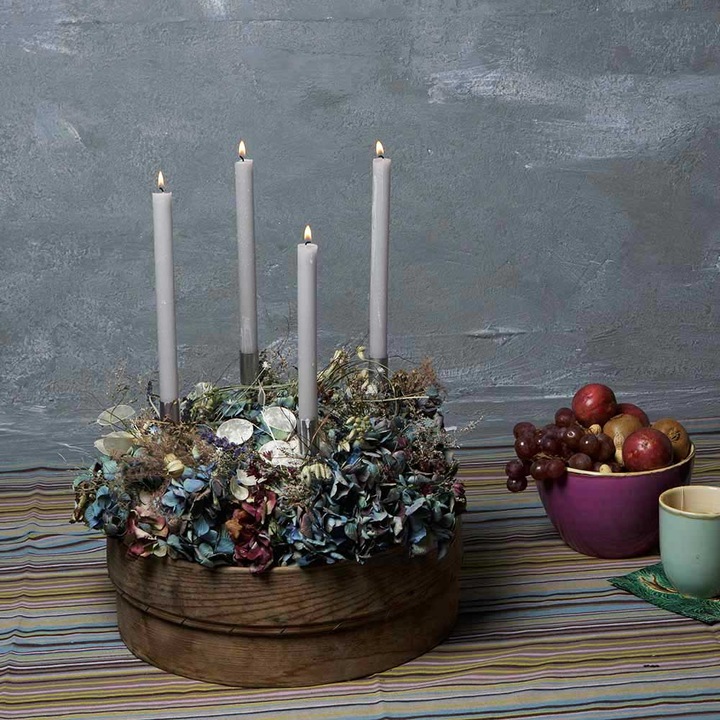 Produktbild VEG and the City Adventskranz Trockenblumen Wild (45 cm)
