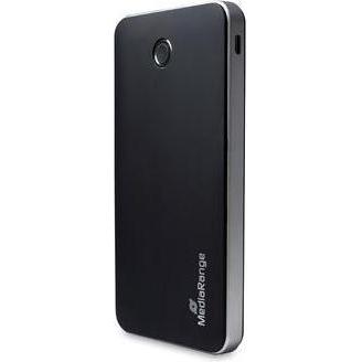 MediaRange MR753 power bank Lithium Polymer (LiPo) Black (10000 mAh, 18 W, 37 Wh), Powerbank, Schwarz