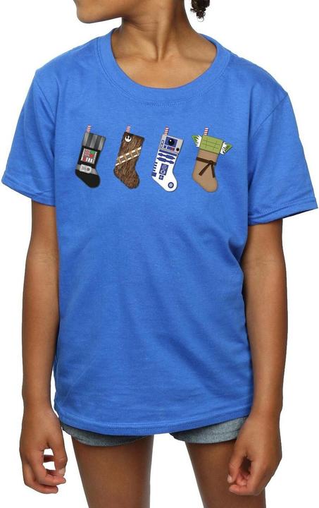Image du produit Star Wars - T-shirt CHRISTMAS STOCKINGS - Fille (140, 146)