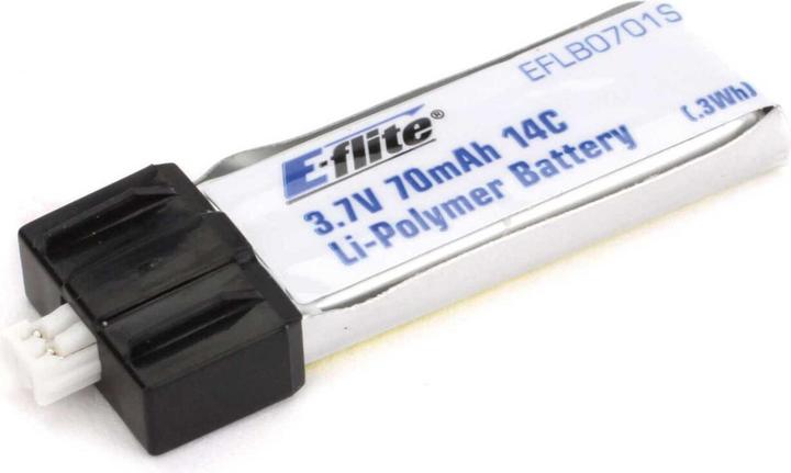 E-Flite SCOUT battery 1S 3.7V 70 mAh 14C (3.70 V, 70 mAh)