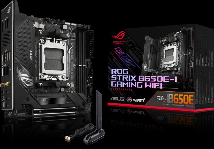 Produktbild ASUS ROG STRIX B650E-I GAMING WIFI (AM5, AMD B650E, Mini-ITX)