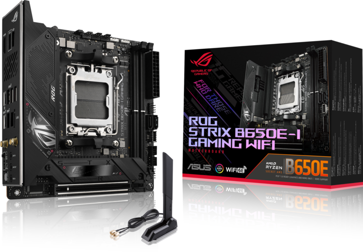 Produktbild ASUS ROG STRIX B650E-I GAMING WIFI (AM5, AMD B650E, Mini-ITX)
