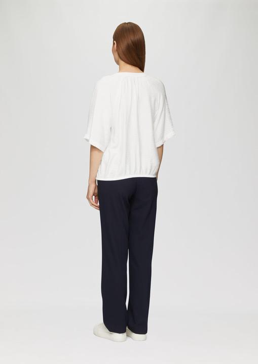 Produktbild S.Oliver Bluse Strukturierte Bluse im O-Shape mit Raffdetails (32)