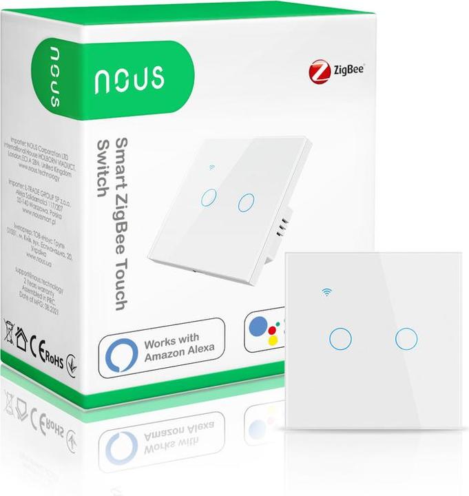Produktbild Nous Smart Touch Switch LZ2 ZigBee(2 channel)