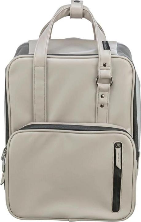 Actual product image Trixie Pet carrier backpack CityStyle light grey (Cat, Dog, Foldable)