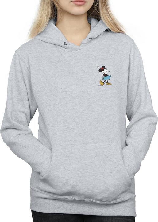 Immagine prodotto Disney Minnie Mouse Kick Chest Felpa con Cappuccio Donna (L)