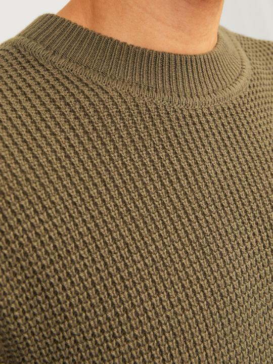 Actual product image Jack & Jones Plain knitted jumper with round neck Knitted jumper with round neck (S)