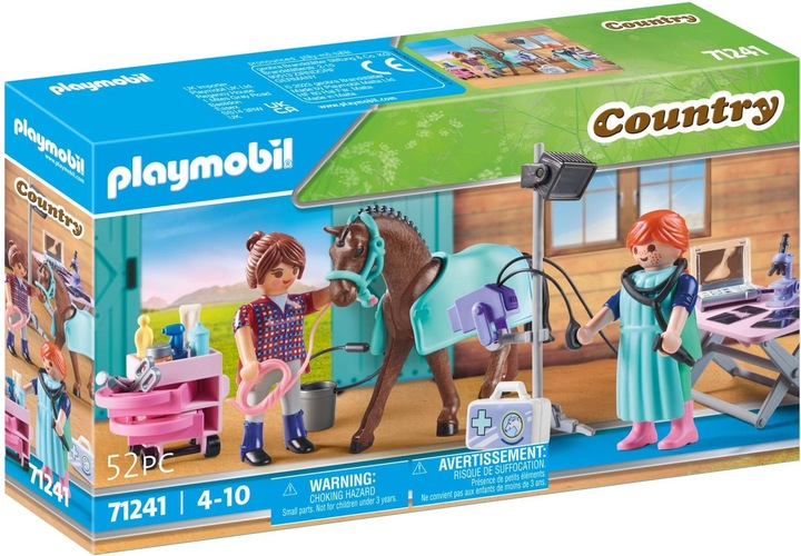Produktbild Playmobil Tierärztin für Pferde (71241, Playmobil Country)