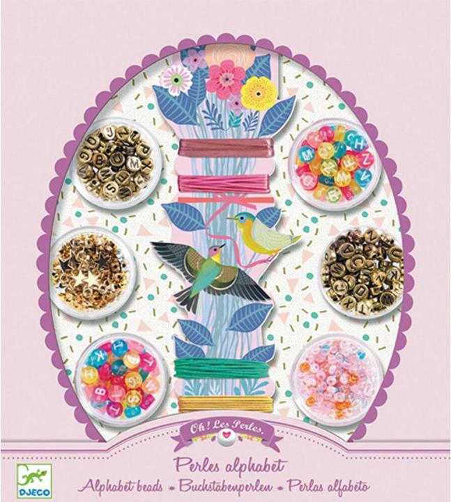 Actual product image Djeco Buchstabenperlen